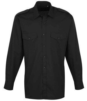 Mens Premier Long Sleeve Pilot Shirt PR210