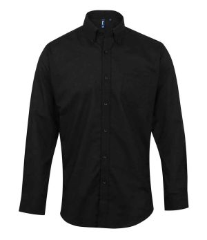 Mens Premier Signature Long Sleeve Oxford Shirt PR234