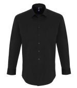 Mens Premier Long Sleeve Stretch Fit Poplin Shirt PR244
