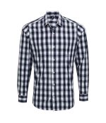 Mens Premier Mulligan Check Long Sleeve Shirt PR250