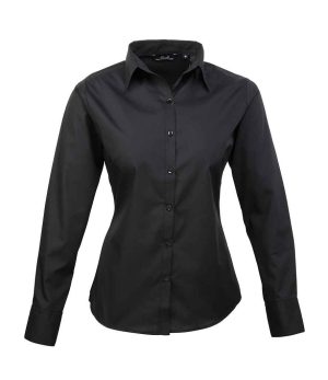 Premier Ladies Long Sleeve Poplin Blouse PR300
