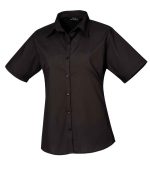 Premier Ladies Short Sleeve Poplin Blouse PR302