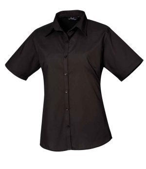 Premier Ladies Short Sleeve Poplin Blouse PR302