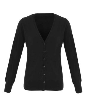 Premier Ladies Essential Acrylic V Neck Cardigan PR402