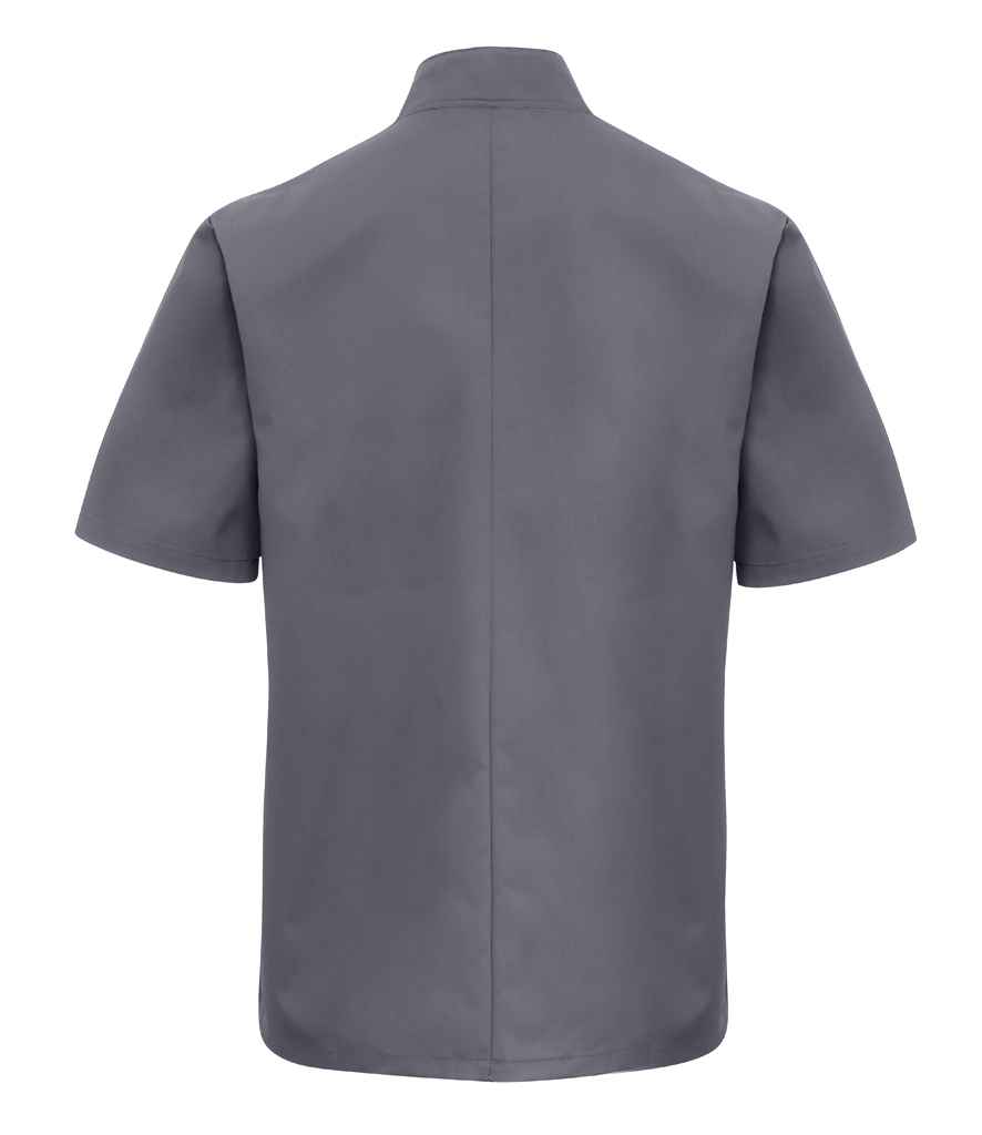 Mens Premier Short Sleeve Chef's Jacket PR656 - Image 7