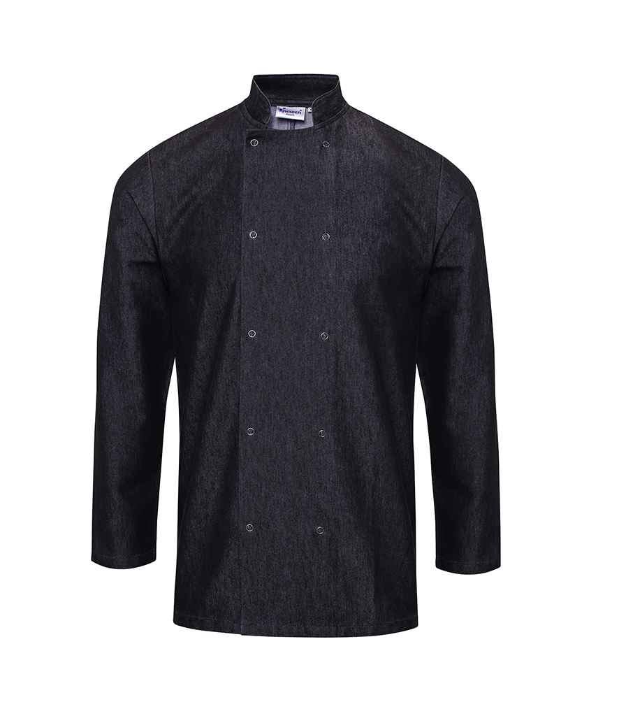 Mens Premier Denim Chef's Jacket PR660