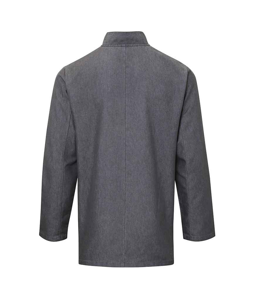 Mens Premier Denim Chef's Jacket PR660 - Image 6