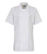 Premier Ladies Short Sleeve Chef's Jacket PR670