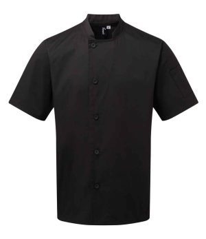 Mens Premier Essential Short Sleeve Chef's Jacket PR900