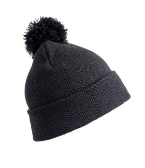 Result Winter Essentials Result Core Kids Pom Pom Beanie RC028B