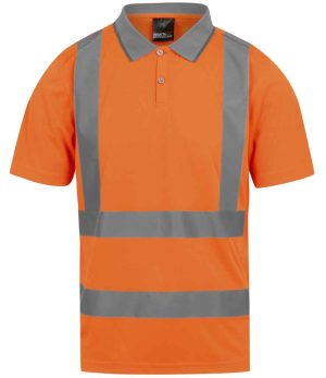 Mens Regatta High Visibility Pro Contract Polo Shirt RG555