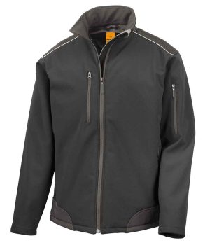 Mens Result Work-Guard Ripstop Soft Shell Jacket RS124
