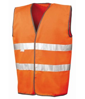 Mens Result Safe-Guard Motorist Hi-Vis Safety Vest RS211