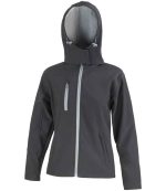 Result Core Ladies Hooded Soft Shell Jacket RS230F