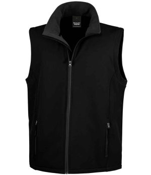 Mens Result Core Printable Soft Shell Bodywarmer RS232M