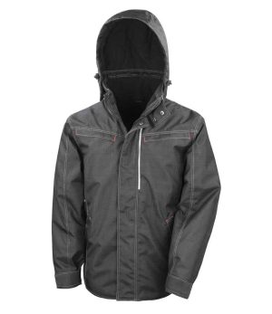 Mens Result Work-Guard Denim Texture Rugged Jacket RS326