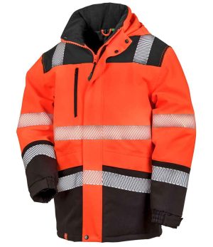 Mens Result Safe-Guard Extreme Tech Printable Soft Shell Safety Jacket RS475