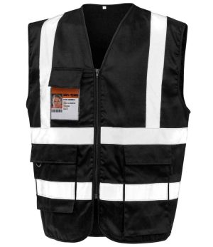 Mens Result Safe-Guard Heavy Duty Poly/Cotton Security Vest RS477