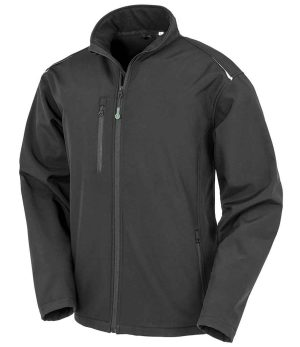 Mens Result Recycled Three Layer Printable Soft Shell Jacket RS900