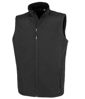 Mens Result Recycled Printable Soft Shell Bodywarmer RS902M