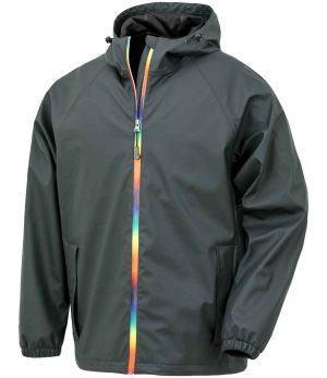 Mens Result Recycled Prism PU Waterproof Jacket RS908