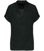 Spasso Ladies Linen Polo Shirt SP221