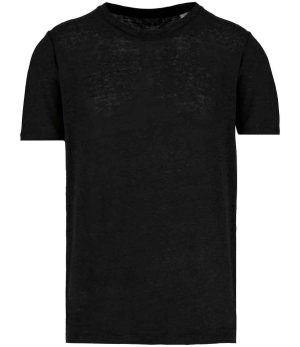Mens Spasso Crew Neck Linen T-Shirt SP320
