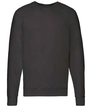 Mens Fruit of the Loom Lightweight Raglan Sweatshirt SS120
