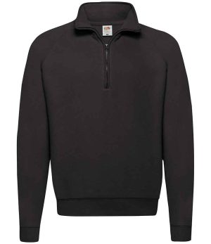 Mens Fruit of the Loom Classic Zip Neck Sweatshirt SS17