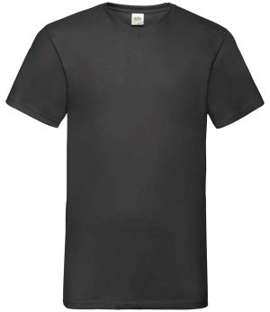 Mens Fruit of the Loom V Neck Value T-Shirt SS7