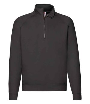 Mens Fruit of the Loom Premium Zip Neck Sweatshirt SSE17