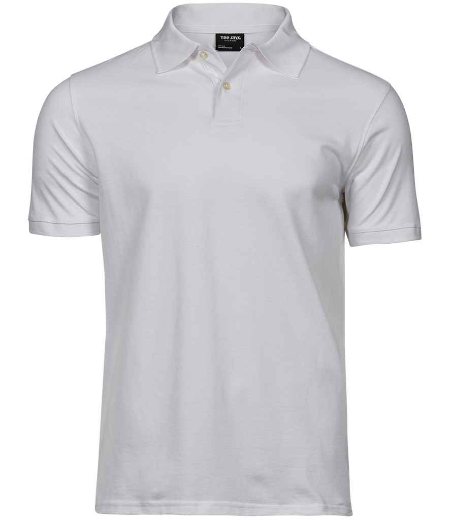 Mens Tee Jays Heavy Cotton Piqué Polo Shirt T1400 - Image 4