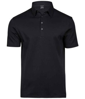 Mens Tee Jays Pima Cotton Interlock Polo Shirt T1440