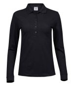 Tee Jays Ladies Luxury Stretch Long Sleeve Polo Shirt T146
