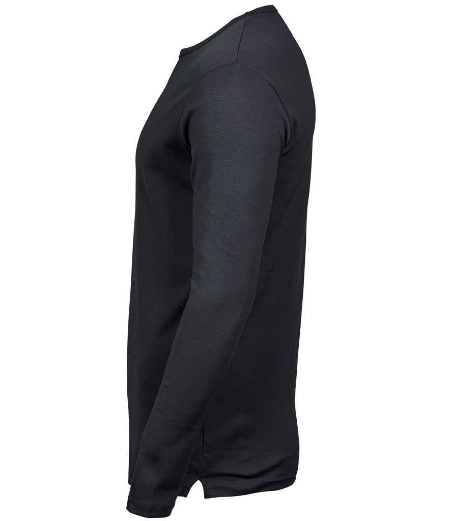 Mens Tee Jays Long Sleeve Interlock T-Shirt T530 - Image 13