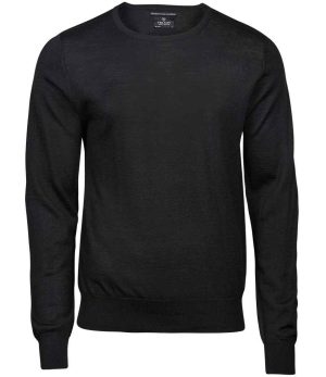 Mens Tee Jays Merino Blend Crew Neck Sweater T6000