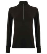 Tombo Ladies Long Sleeve Zip Neck Performance Top TL563