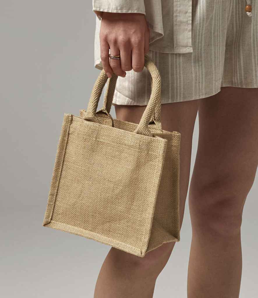 Westford Mill Jute Petite Gift Bag W411 - Image 2