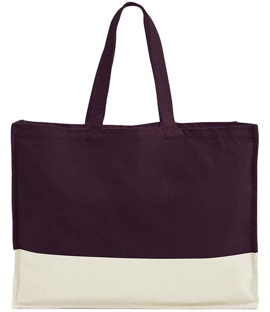 Westford Mill EarthAware® Organic Contrast Shopper W858 - Image 3