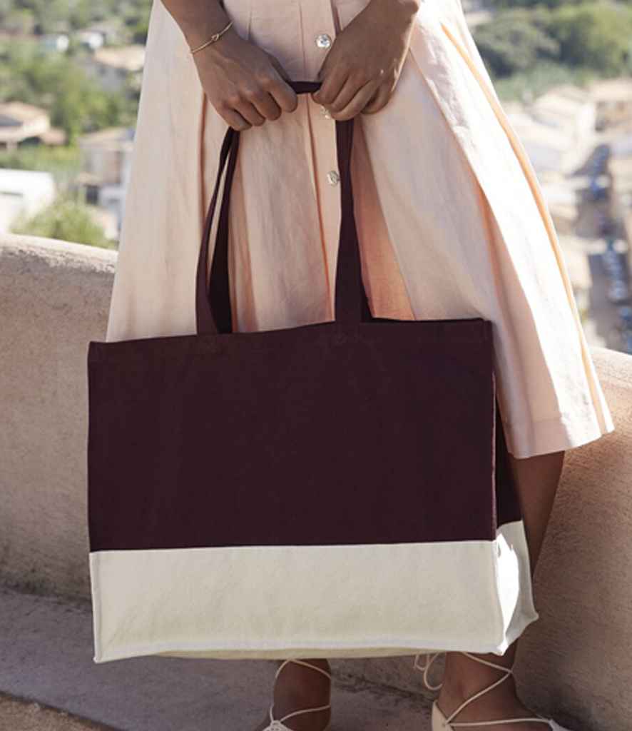 Westford Mill EarthAware® Organic Contrast Shopper W858 - Image 4