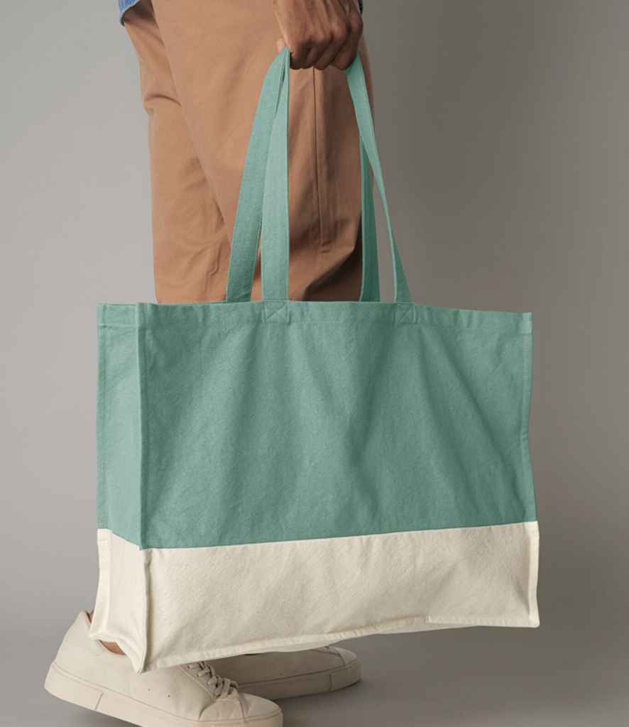 Westford Mill EarthAware® Organic Contrast Shopper W858 - Image 8