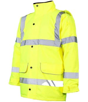 Mens Warrior Hi-Vis Traffic Jacket WR005