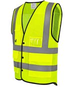 Unisex Yoko Superior Eco Mesh Button Waistcoat YK114